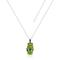 Couture Kingdom - Care Bears - Good Luck Bear Belly Badge Enamel Necklace