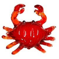 Zibo Glass Ornament - Crab Krabs