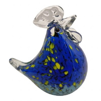 Zibo Glass Ornament - Chick Blue