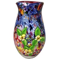 Russell Collection Coloured Glass Vase - Chelsea