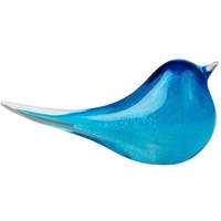 Russell Collection Coloured Glass Ornament - Blue Wren