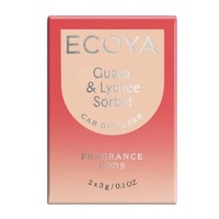 Ecoya Car Diffuser Refill - Guava & Lychee Sorbet