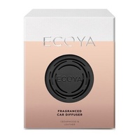 Ecoya Car Diffuser - Cedarwood & Leather