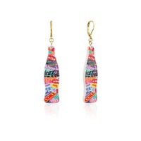 Coca Cola Couture Kingdom - Pop Drop Earrings Yellow Gold