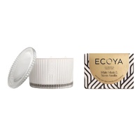 Ecoya Grand Celebration Candle - Special Edition White Musk & Warm Vanilla