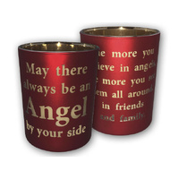 Religious Gifting Christmas Candle Holder - Always Be An Angel