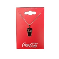 Coca Cola Couture Kingdom - Coke Glass Necklace White Gold