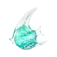 Zibo Glass Ornament - Miniature Fish Green