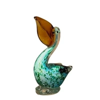 Russell Collection Glass Ornament - Pelican