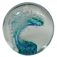 Zibo Glass Ornament - Miniature Wave Nami