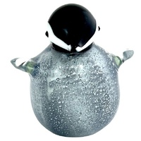 Russell Collection Coloured Glass Ornament - Miniature Pingu