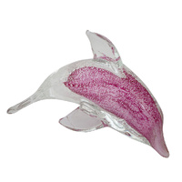 Zibo Glass Ornament - Miniature Dolphin Tucuxi