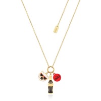 Coca Cola Couture Kingdom - Polar Bear Trio Charm Necklace Yellow Gold