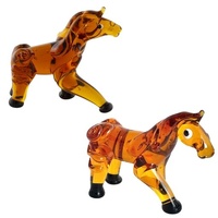 Zibo Glass Ornament - Nano Ponies (Set of 2)