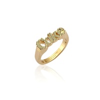 Coca Cola Couture Kingdom - Coke Ring Yellow Gold Size 8
