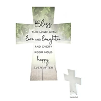 Ceramic Cross - Bless This House