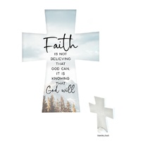 Ceramic Cross - Faith