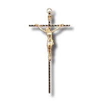 Metal Wall Crucifix - Gold