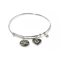 Chrysalis Friend & Family Collection - Grandma Expandable Bangle Rhodium Flash Plating