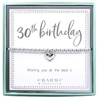 Charms For The Soul by TAG - 30th Birthday Bracelet