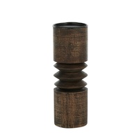 Coast To Coast Home - Candle Holder Vesper Wood 9X25cm