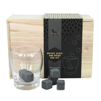 Diesel & Dutch Gents Whisky Glass & Rocks Box Set