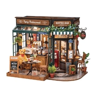 Rolife Wooden Model - DIY Miniature House Tipsy Restaurant