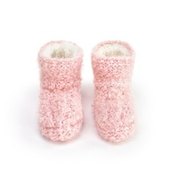 Demdaco Giving Slipper Booties - Pink