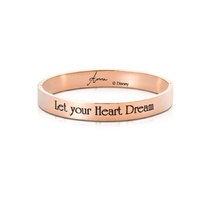 Disney Couture Kingdom - Sleeping Beauty - Princess Aurora To Let Your Heart Dream Bangle Rose Gold