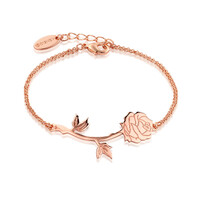 Disney Couture - Beauty and the Beast - Rose Bracelet Rose Gold