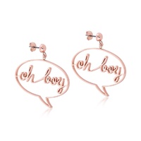 Disney Couture Kingdom - Mickey Mouse - Oh Boy Earrings Rose Gold