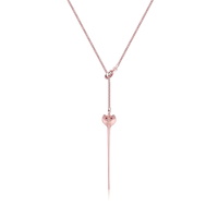 Disney Couture Kingdom - Aladdin - Jafar Snake Staff Necklace Rose Gold