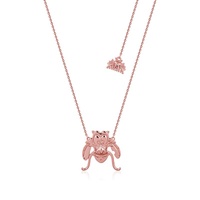 Disney Couture Kingdom - Mulan - Mushu Necklace Rose Gold
