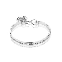 Disney Couture Kingdom - Winnie the Pooh - Friendship Bangle White Gold