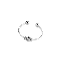 Disney Couture Kingdom - Nightmare Before Christmas - Jack Skellington Bangle White Gold