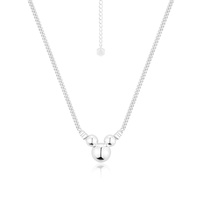 Disney Couture Kingdom - D100 - Mickey Mouse Statement Necklace White Gold