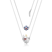 Disney Couture Kingdom - Dumbo - Circus Ball Necklace White Gold
