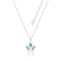Disney Couture Kingdom - Aladdin - Princess Jasmine Enamel Necklace White Gold