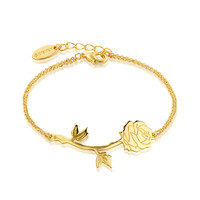 Disney Couture - Beauty and the Beast - Rose Bracelet Yellow Gold