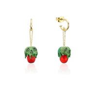 Disney Couture Kingdom - Snow White and the Seven Dwarfs - Evil Queen Apple Earrings Yellow Gold