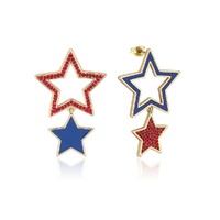 Disney Couture Kingdom - Dumbo - Circus Star Earrings Yellow Gold