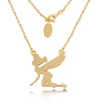 Disney Couture Kingdom - Tinker Bell - Silhouette Necklace Yellow Gold