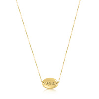 Disney Couture Kingdom - Minnie Mouse - Signature Necklace Yellow Gold