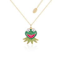 Disney The Muppets Couture Kingdom - Kermit The Frog - Crystal Necklace Gold