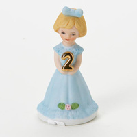 Growing Up Girls - Blonde Age 2 Cake Topper