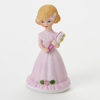 Growing Up Girls - Blonde Age 5 Cake Topper