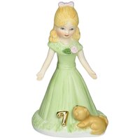 Growing Up Girls - Blonde Age 7 Cake Topper