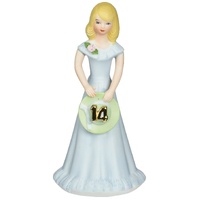 Growing Up Girls - Blonde Age 14 Cake Topper