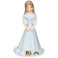 Growing Up Girls - Brunette Age 10 Cake Topper