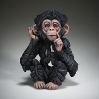 Edge Sculpture - Baby Chimp Hear No Evil Figure